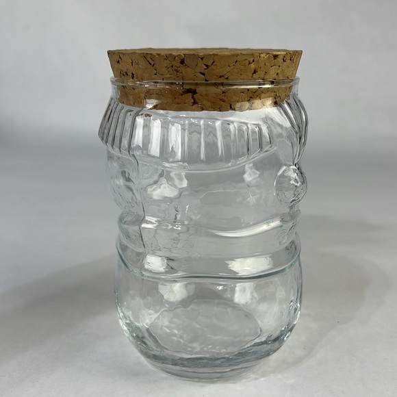 Vintage Glass Snowman Candy/Treat Jar with Cork Lid - Picture 4 of 14